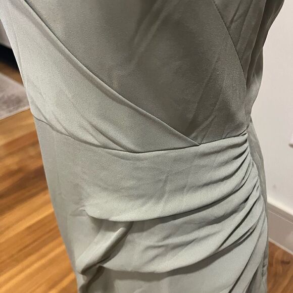 BHLDN Anthropologie Chloe one shoulder gown size 8 NWT - Picture 7 of 13